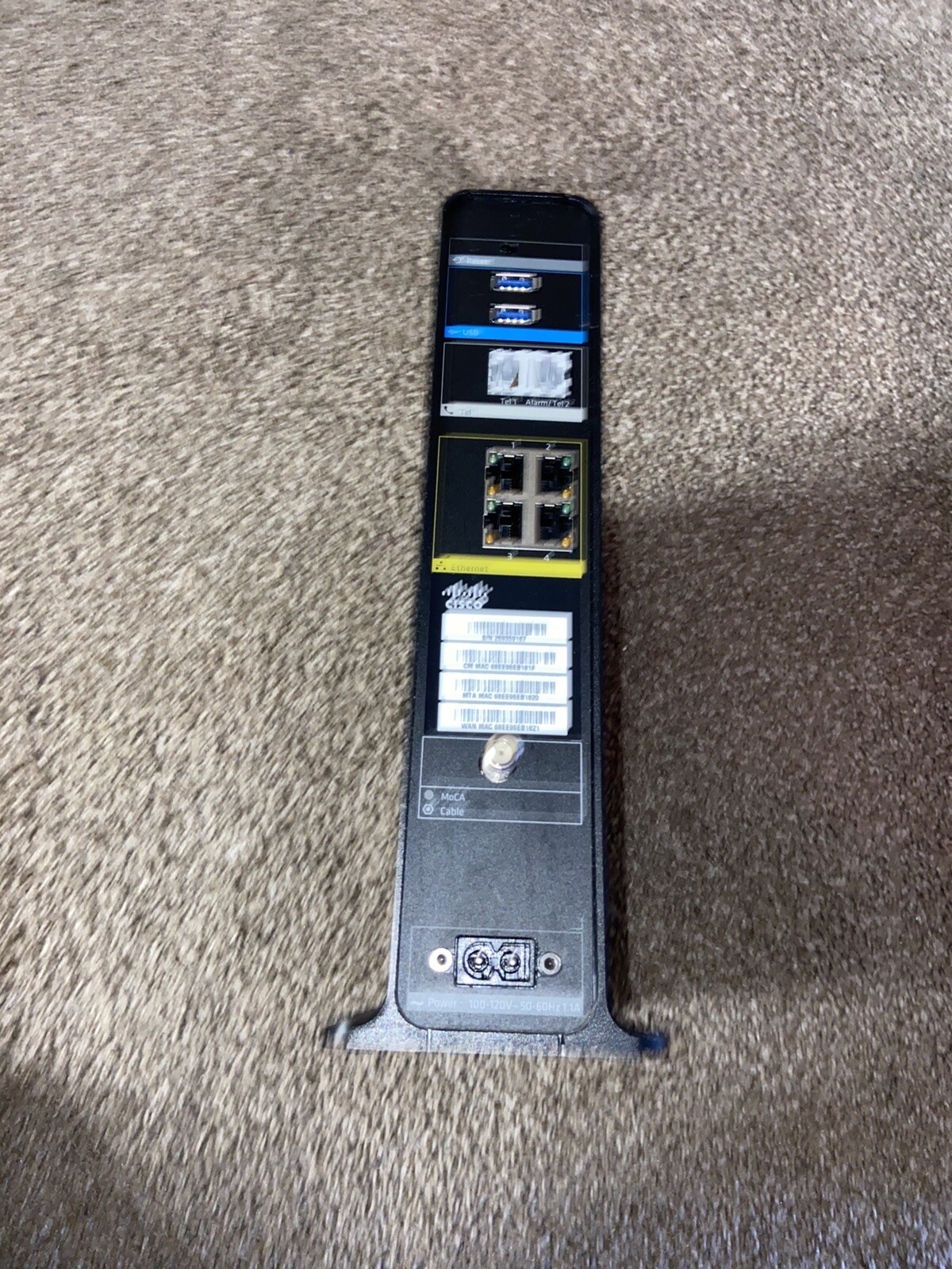 COMCAST Business Dual Band Wifi BWG Model Cable Modem Router