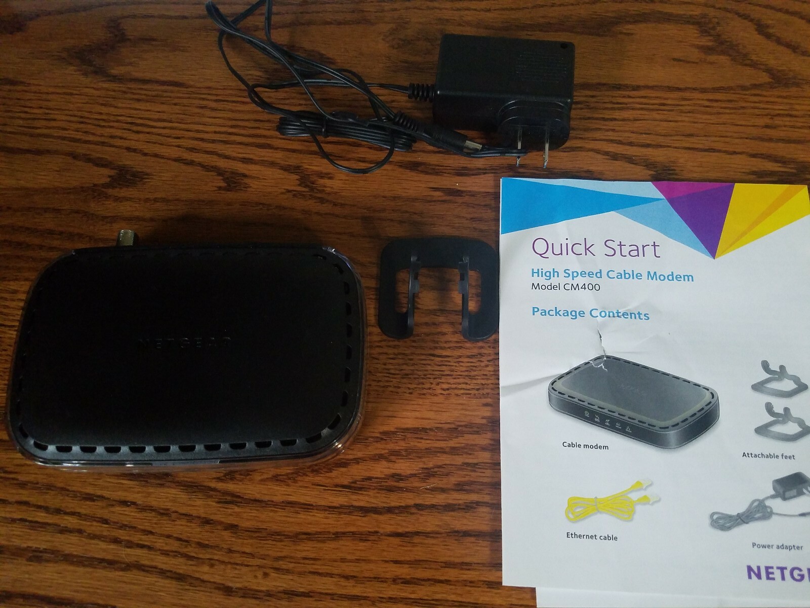 Netgear Cable Modem (CM400-100NAS) DOCSIS 3.0 (340 Mbps)