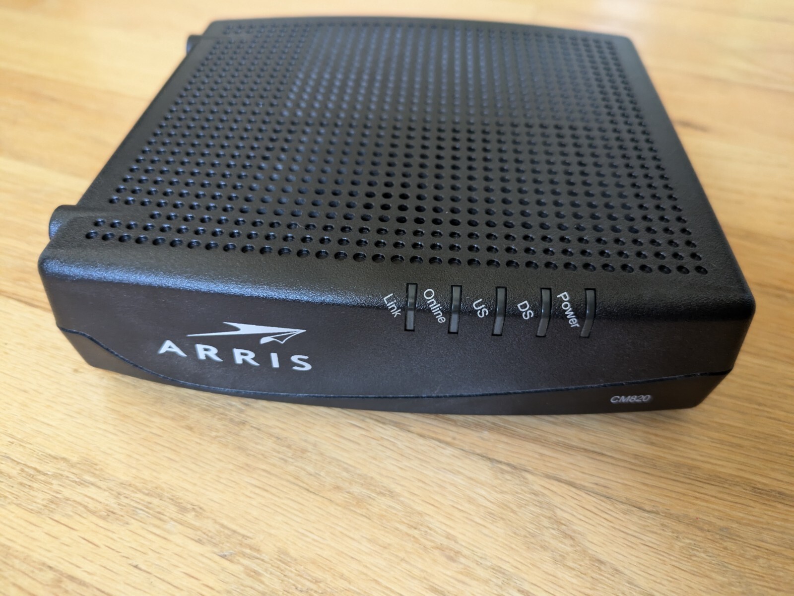 Arris CM820A DOCSIS 3.0 Cable Modem w/ Power Cord WORKING CONDITION