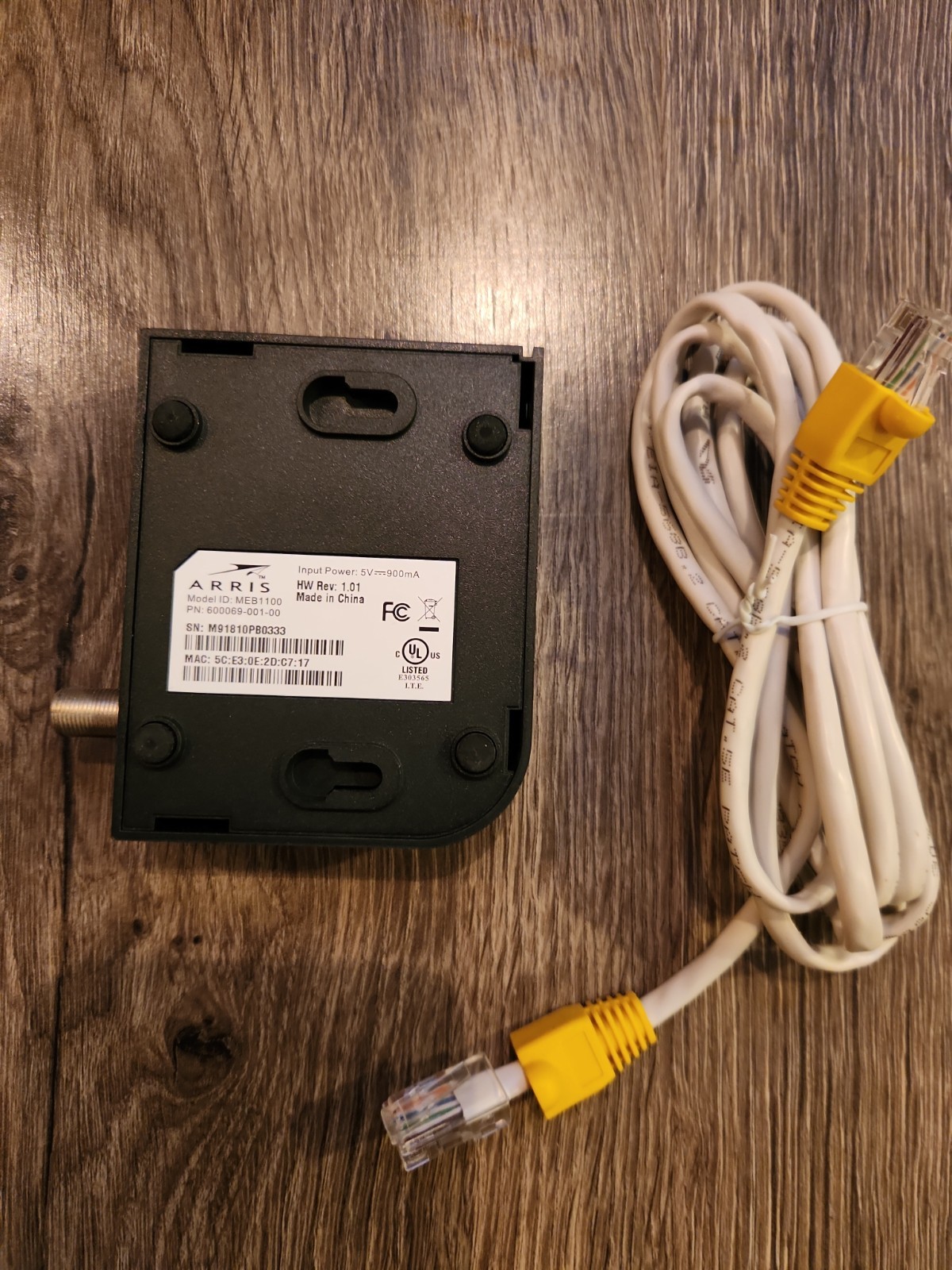 Arris MEB1100 ETHERNET Bridge Frontier