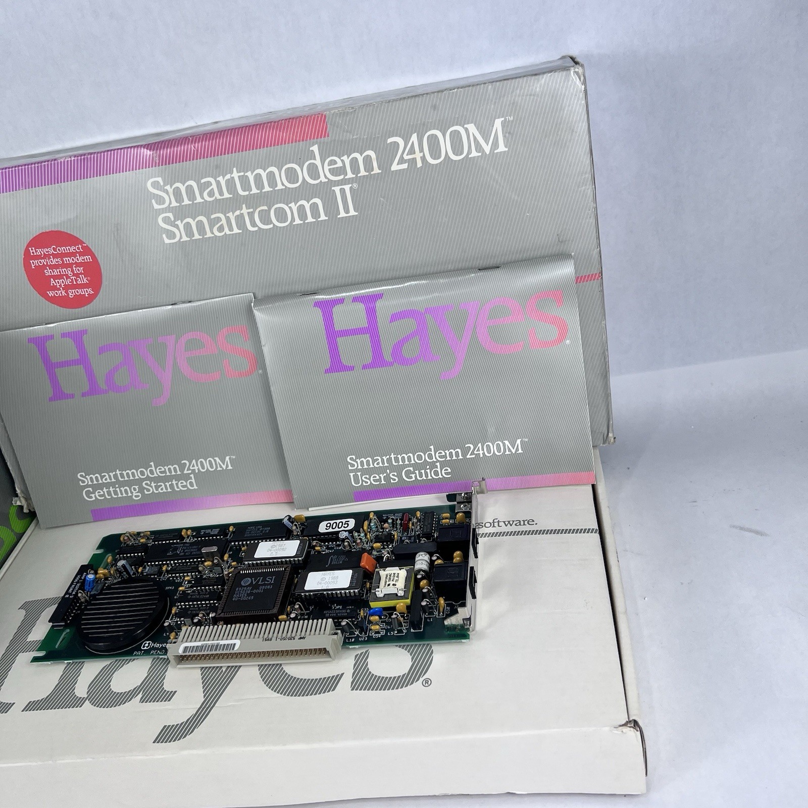 Hayes 07-00056 SmartModem 2400M Smartcom II 2 Computer Modem Board 3102US New