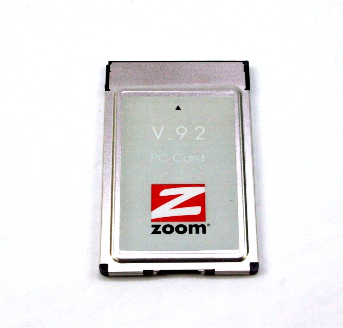 Zoom V.92 PC Card 3075 ITU V.92 Standard PC Modem Card