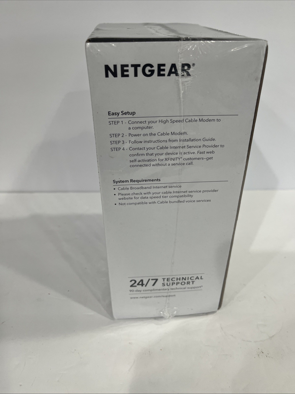 Netgear High Speed Cable Modem CM500 DOCSIS 3.0 Xfinity Cox Spectrum Comcast NEW
