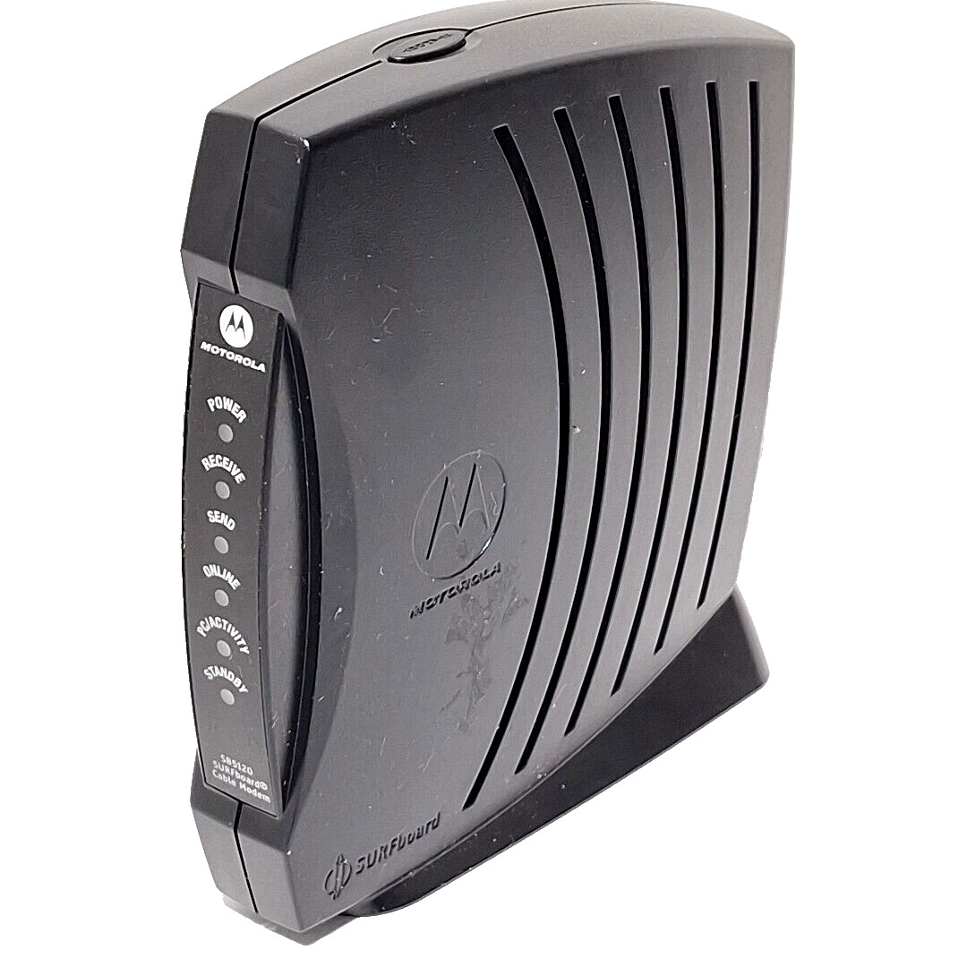 Motorola Cable Modem SURFboard SB5120 Used No Power Adapter Cord