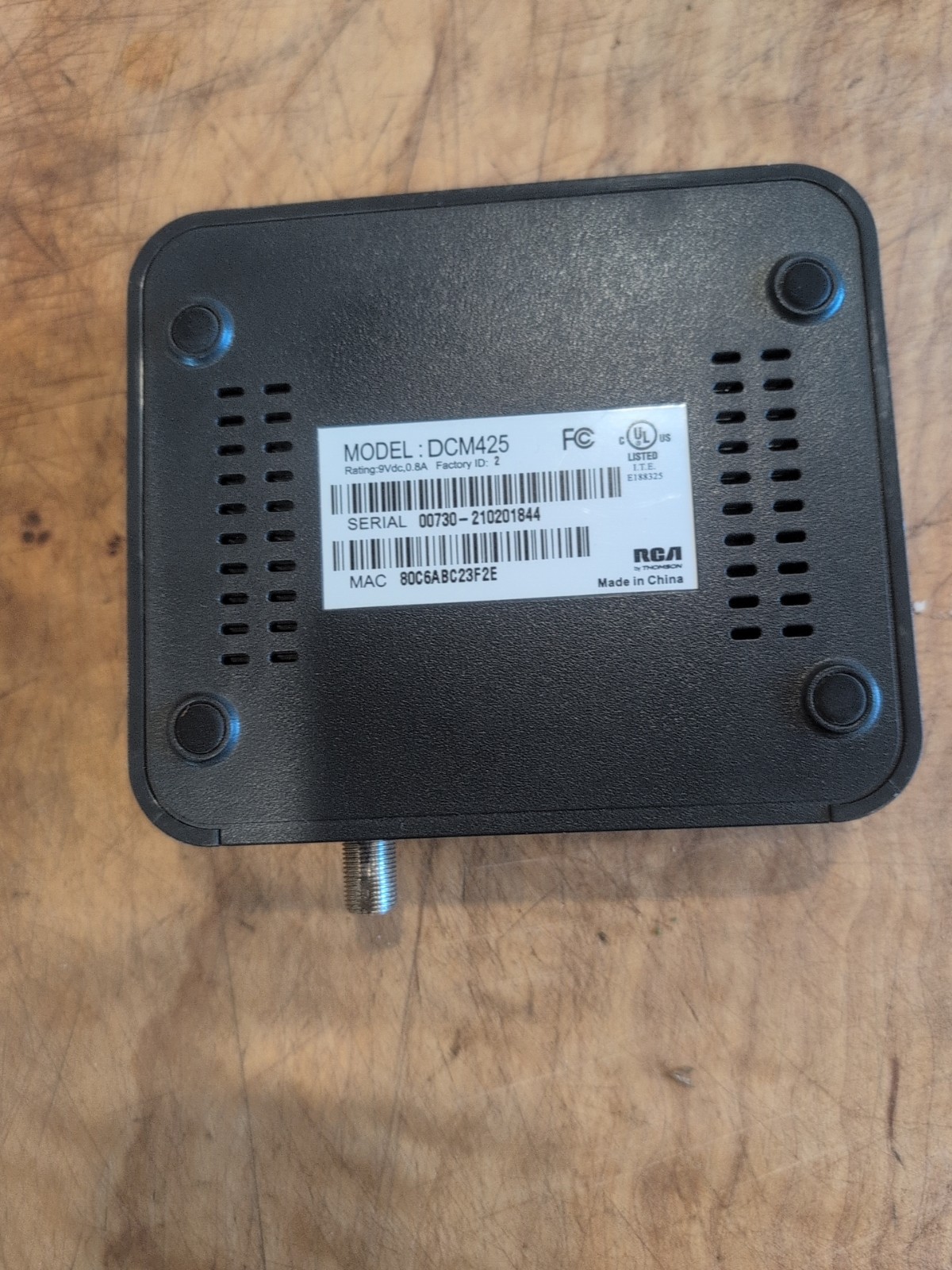 RCA DCM425 38 Mbps Digital Cable Modem