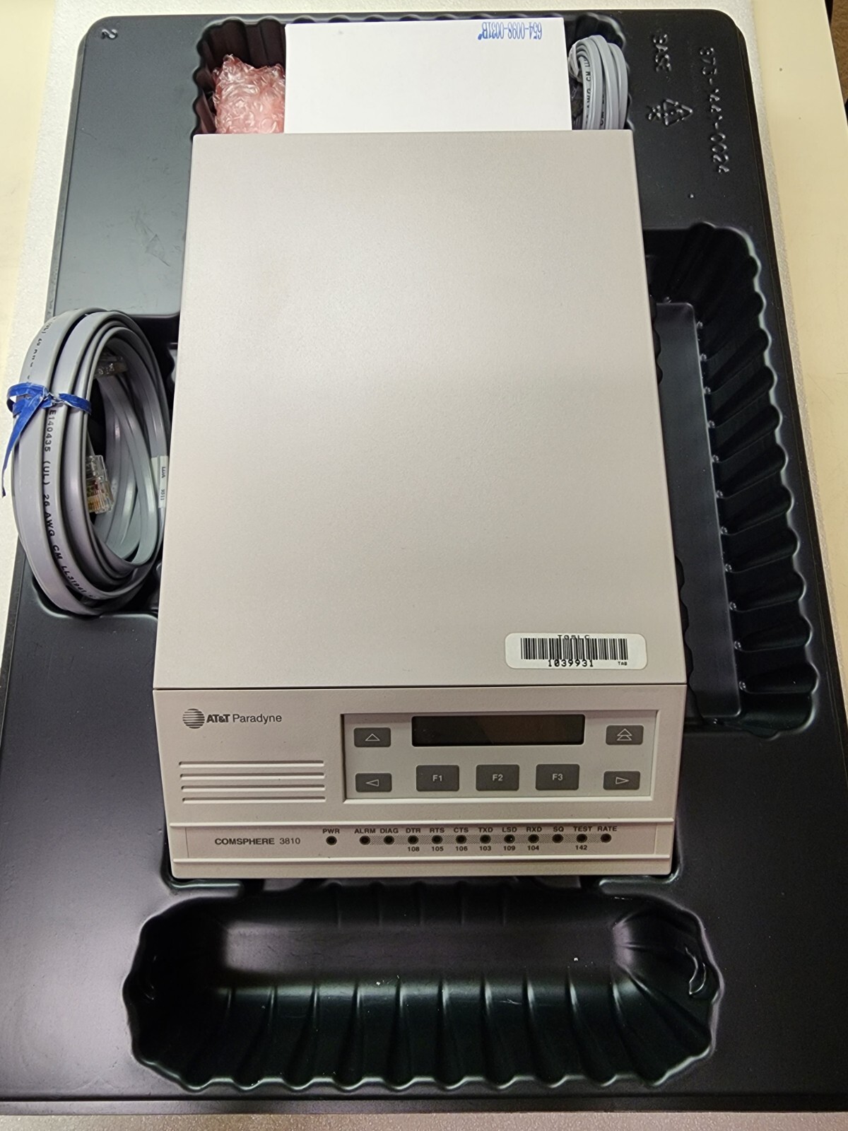 NEW VINTAGE AT&T PARADYNE COMSPHERE 3810 3810-A1-001