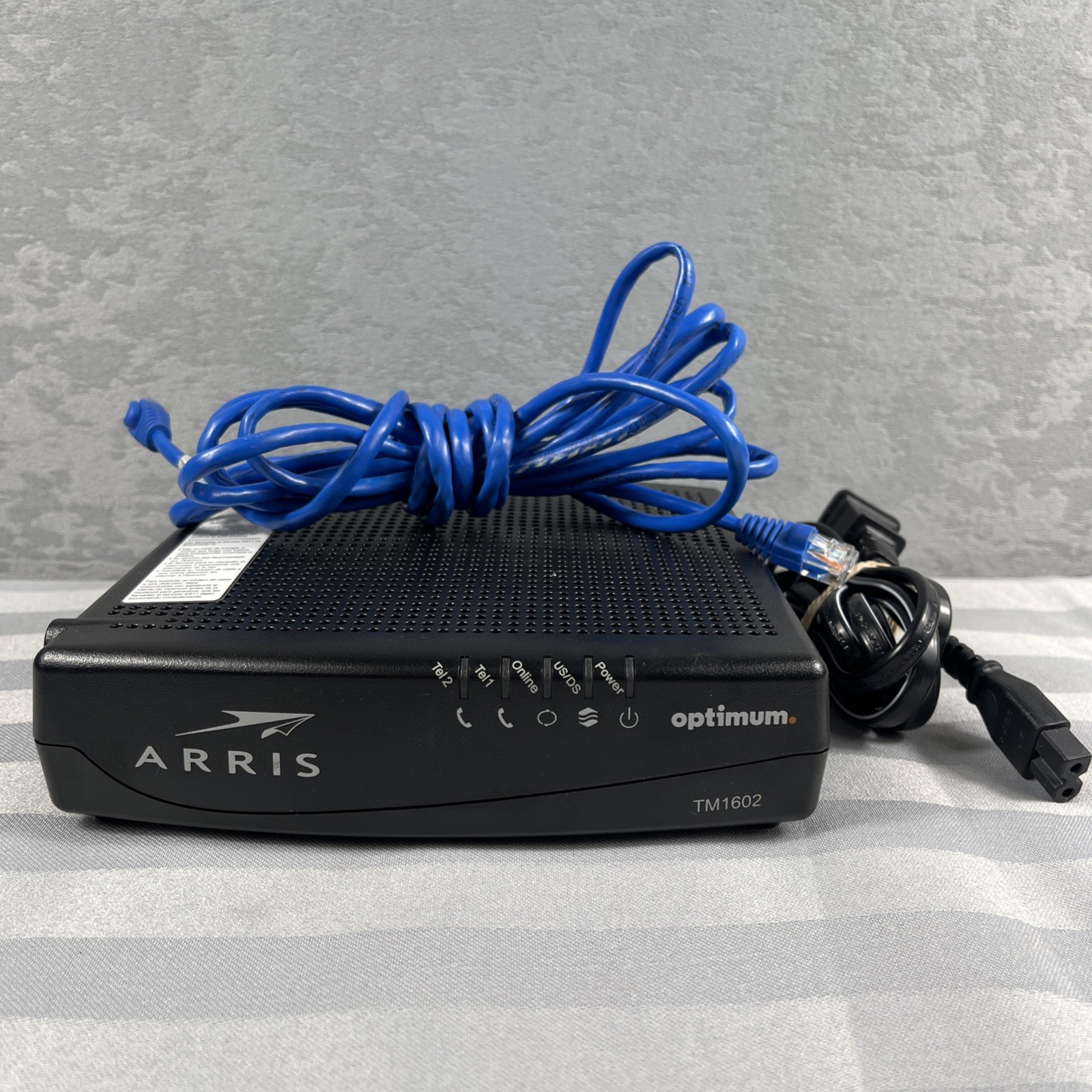 Arris TM1602A Touchstone DOCSIS 3.0 Telephony Cable Modem Optimum Cablevision