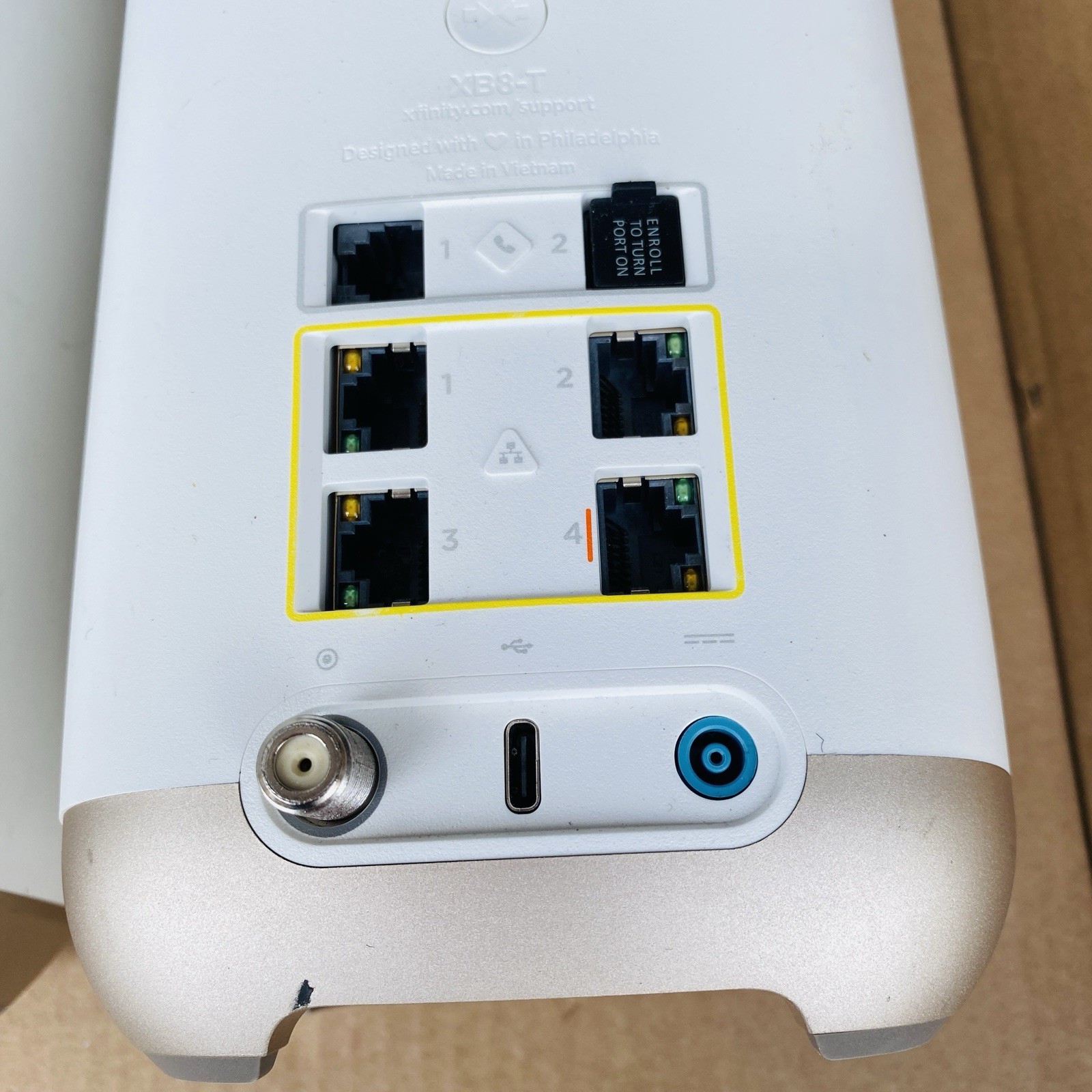 Xfinity xFi Gateway Router XB8-T Wifi CGM4981COM W/Power Adapter Read…