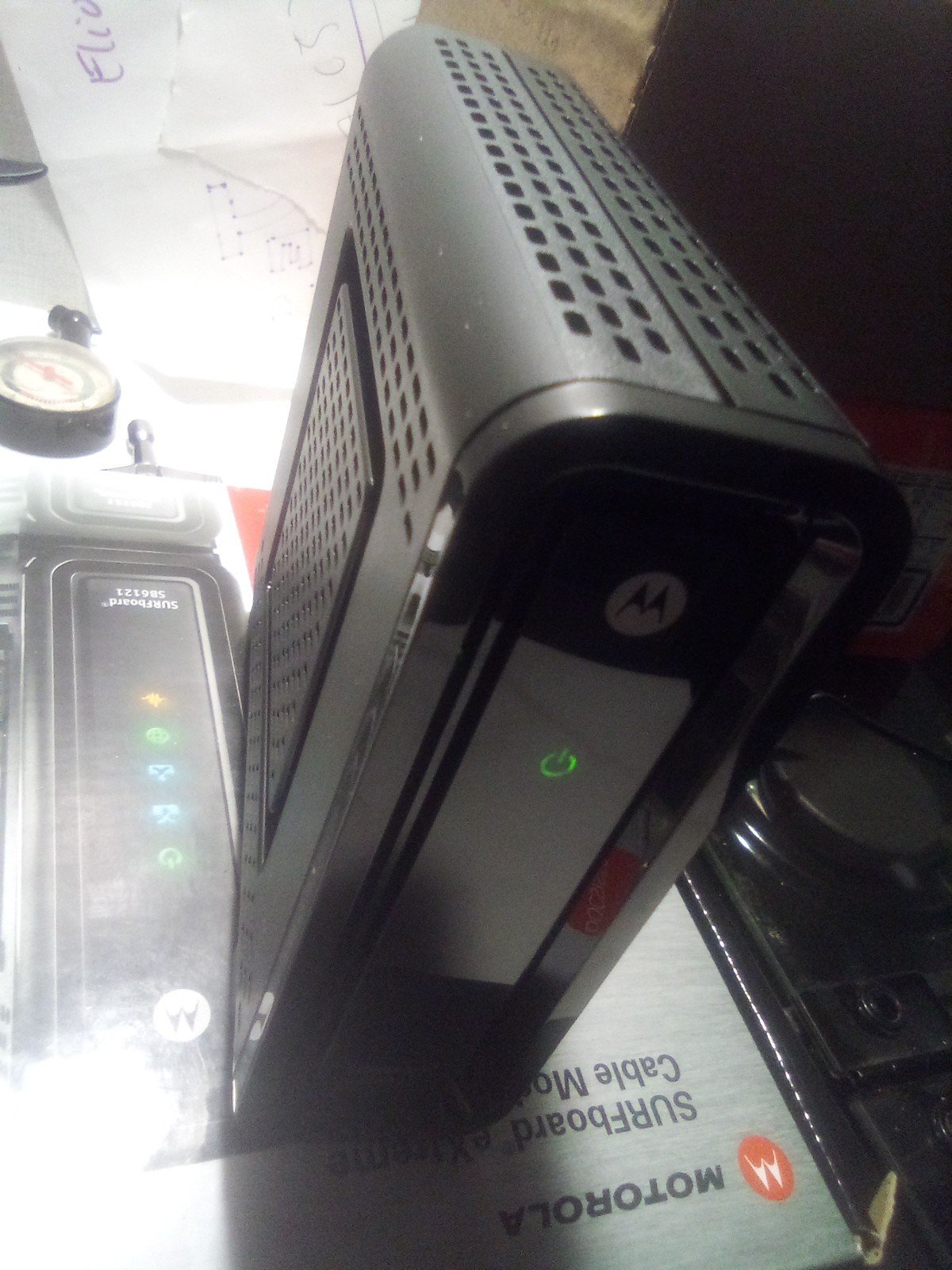 Motorola Wifi Modem Coax And Ethernet Connection