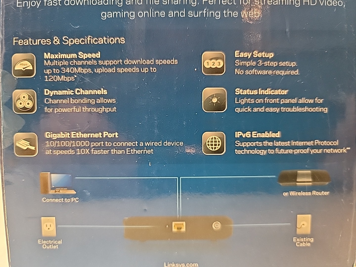 Linksys DPC3008 Cable Modem Comcast Certified