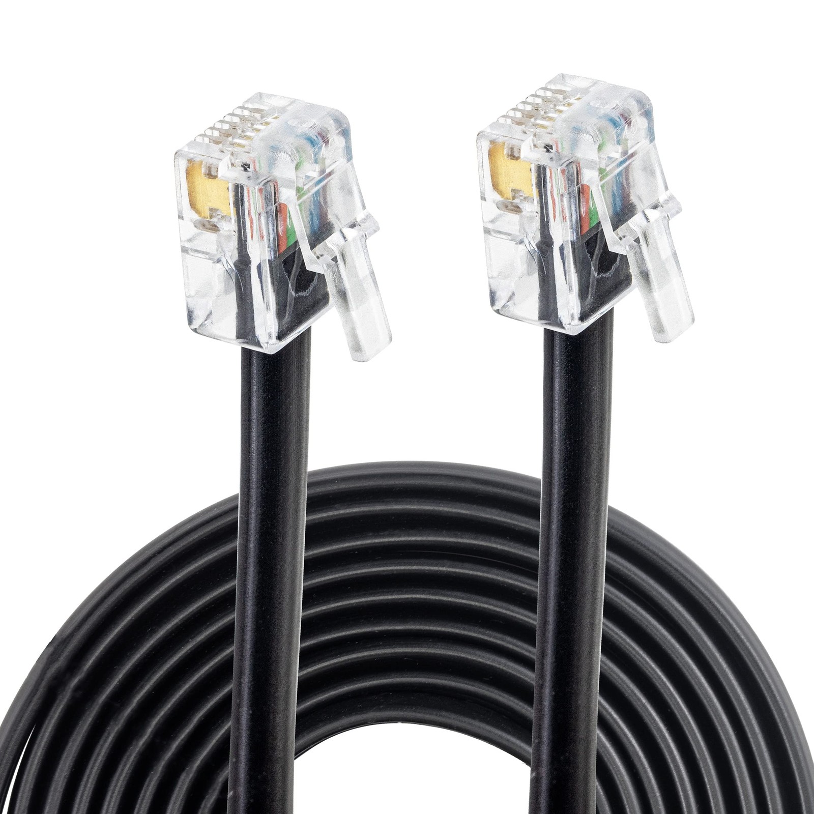 5 FT RJ11/RJ12 Data Cable 6Pin HighSpeed Extension Register Modem