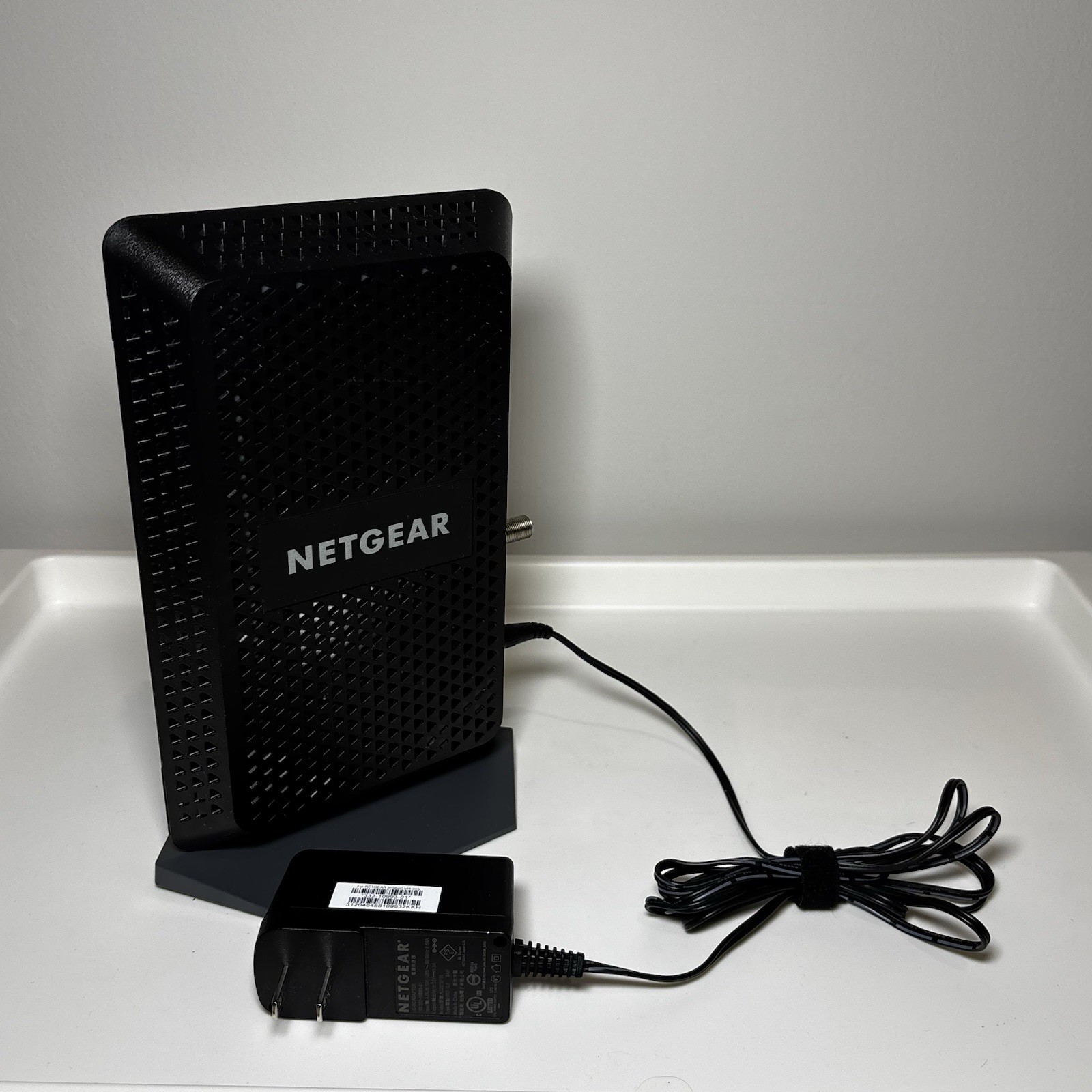 NETGEAR CM1000v2 DOCSIS 3.1 Cable Modem Black Ethernet RJ-45 Coaxial Port