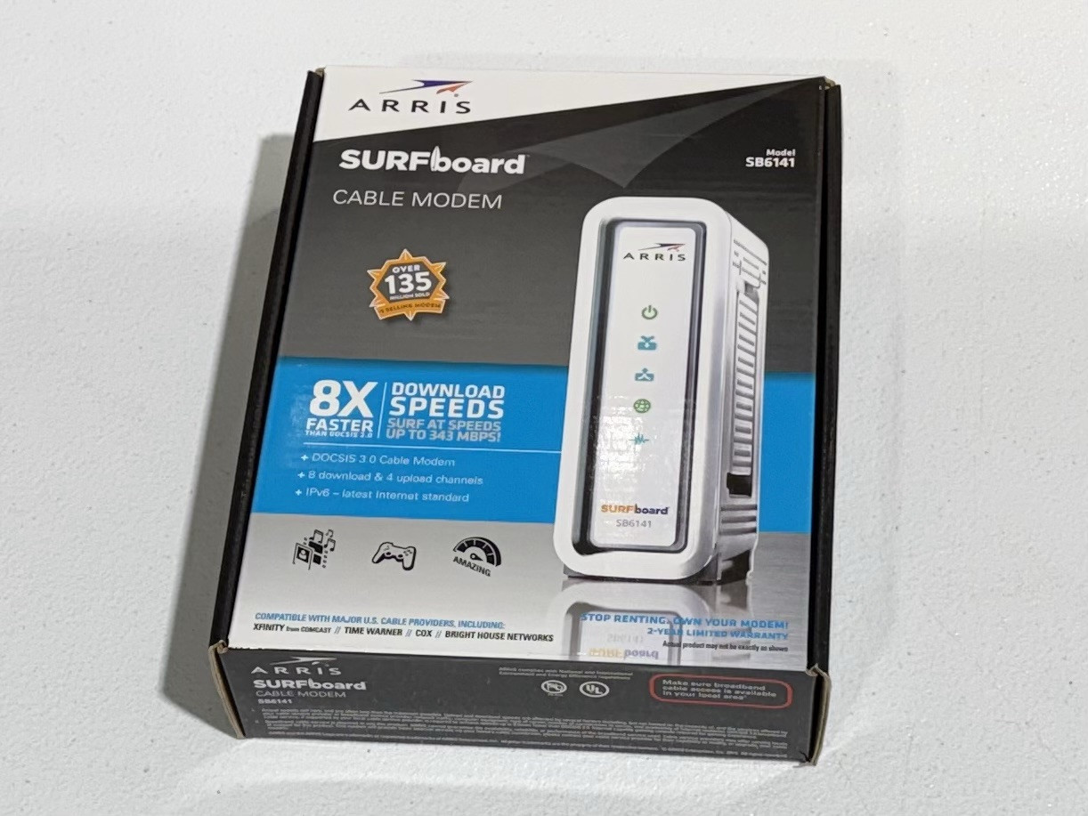 ARRIS Surfboard Cable Modem SB6141 DOCSIS 3.0 Cable Modem