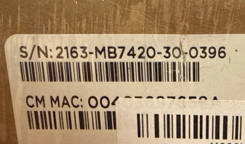Motorola MB742010 686mbps DOCSIS 3.0 Cable Modem