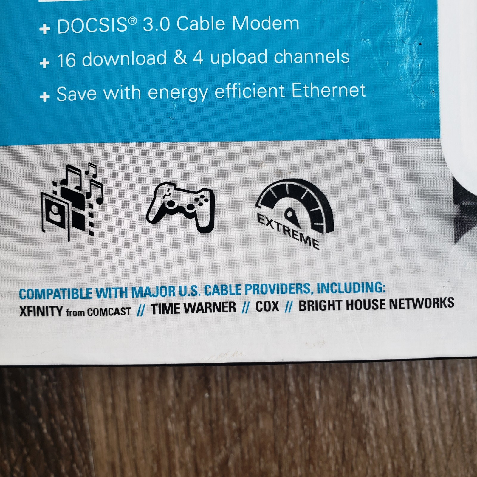 ARRIS SurfBoard SB6183 686 Mbps Cable Modem – White – Brand New