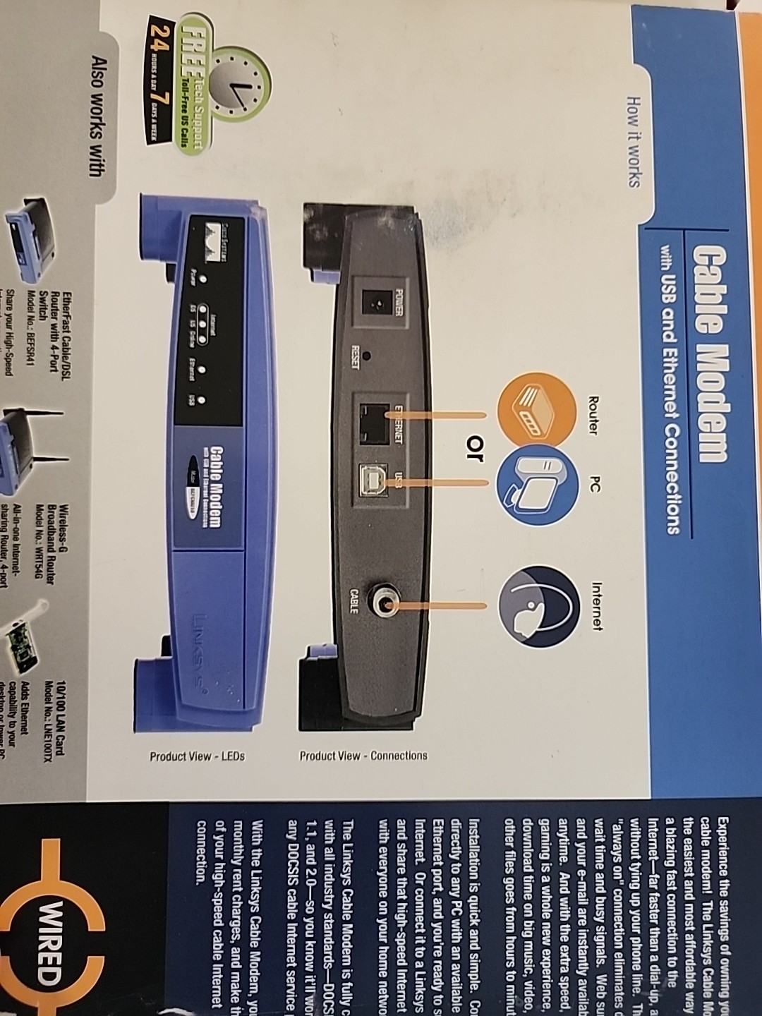 Linksys BEFCMU10 42.88 Mbps