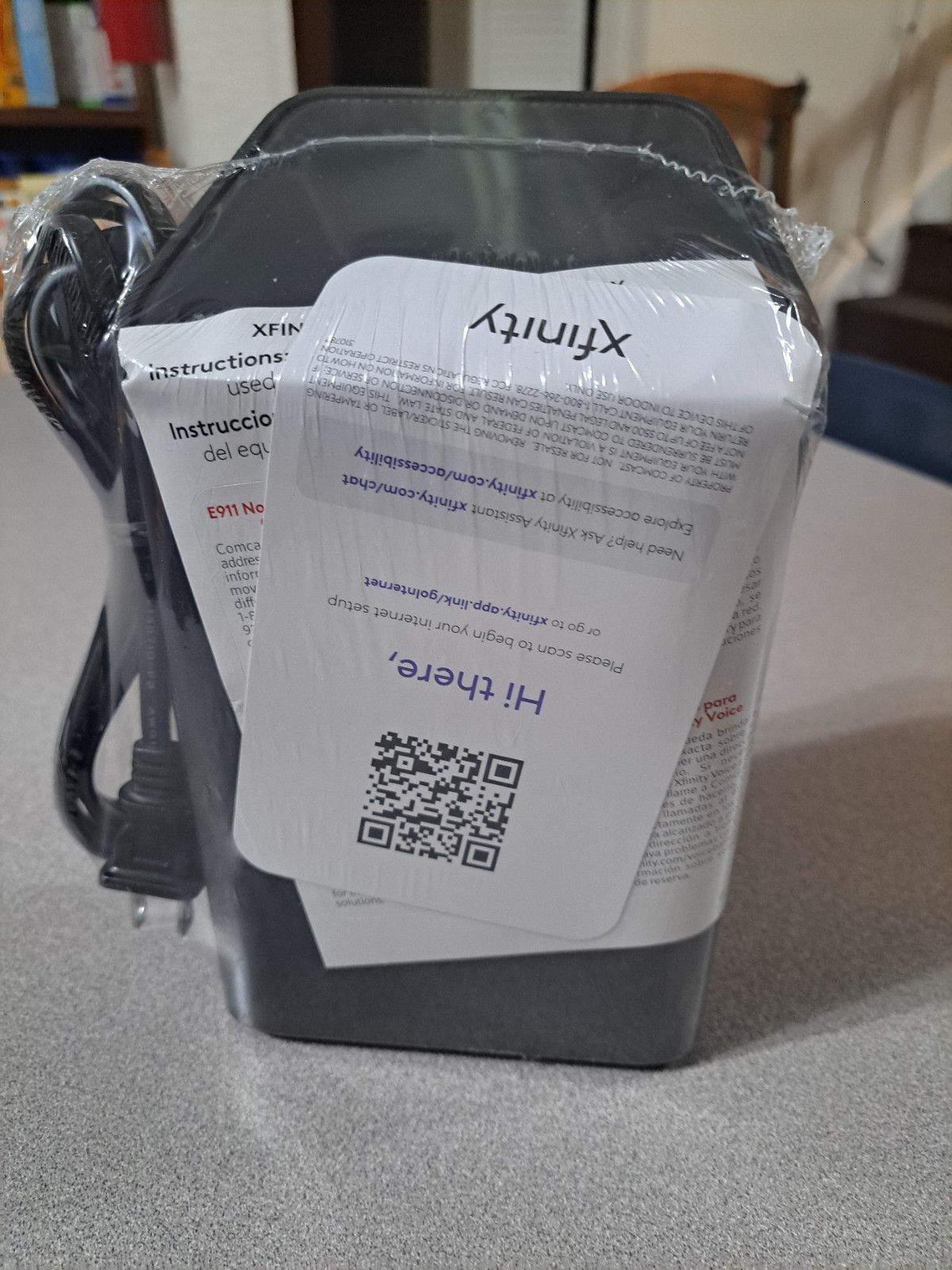 Comcast Xfinity XB6-T GIGABIT Modem WiFi Router w/ AC Adapter Power Cord. New..!