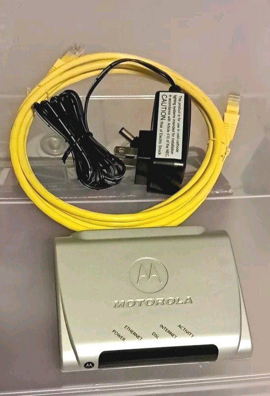 Motorola DSL Ethernet Modem Model 2210-02-1006 – 12VDC Internet