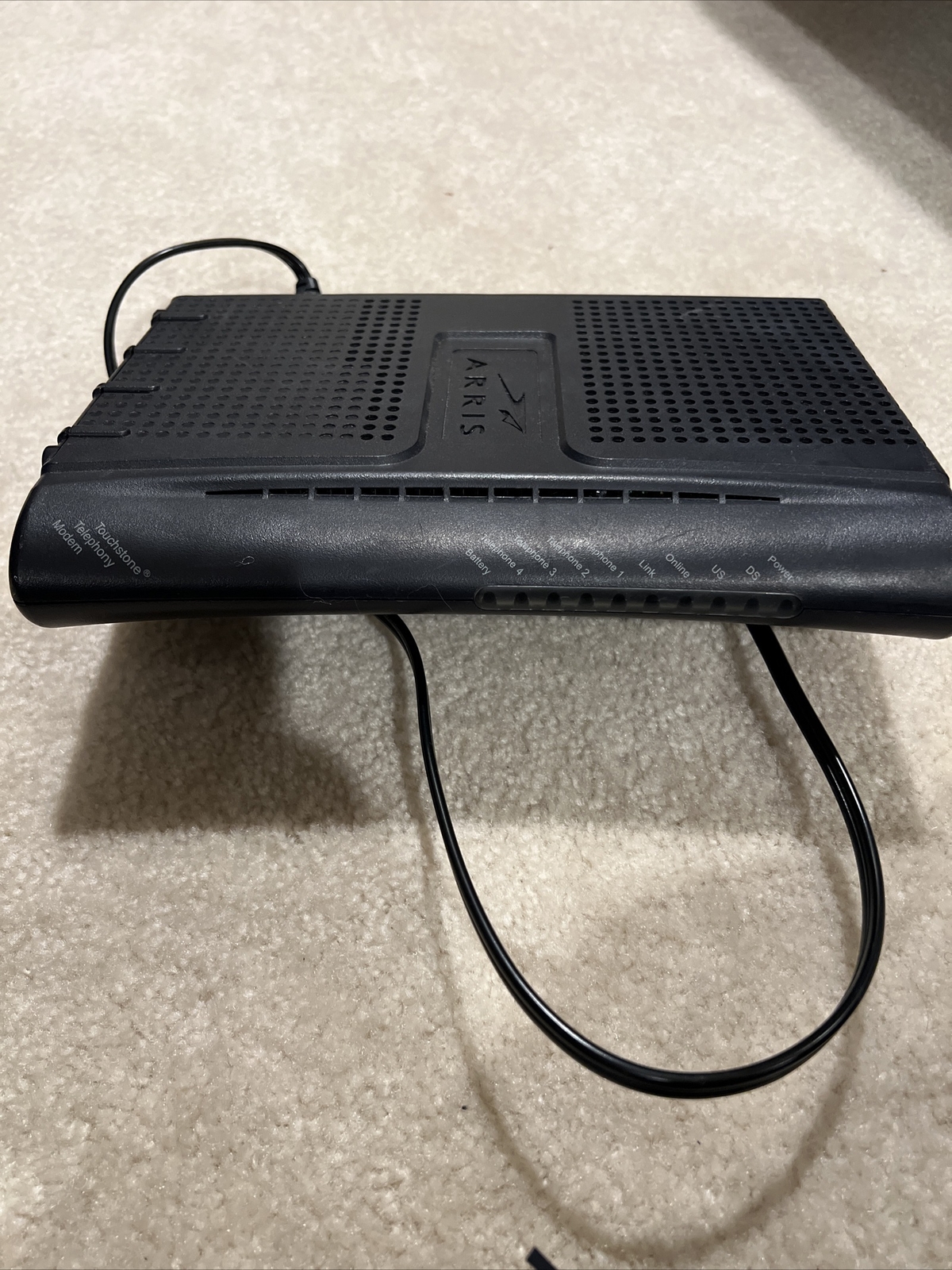 ARRIS TM604G Cable Touchstone Telephony Modem Model TM604G/CT L1-11 + Power Cord