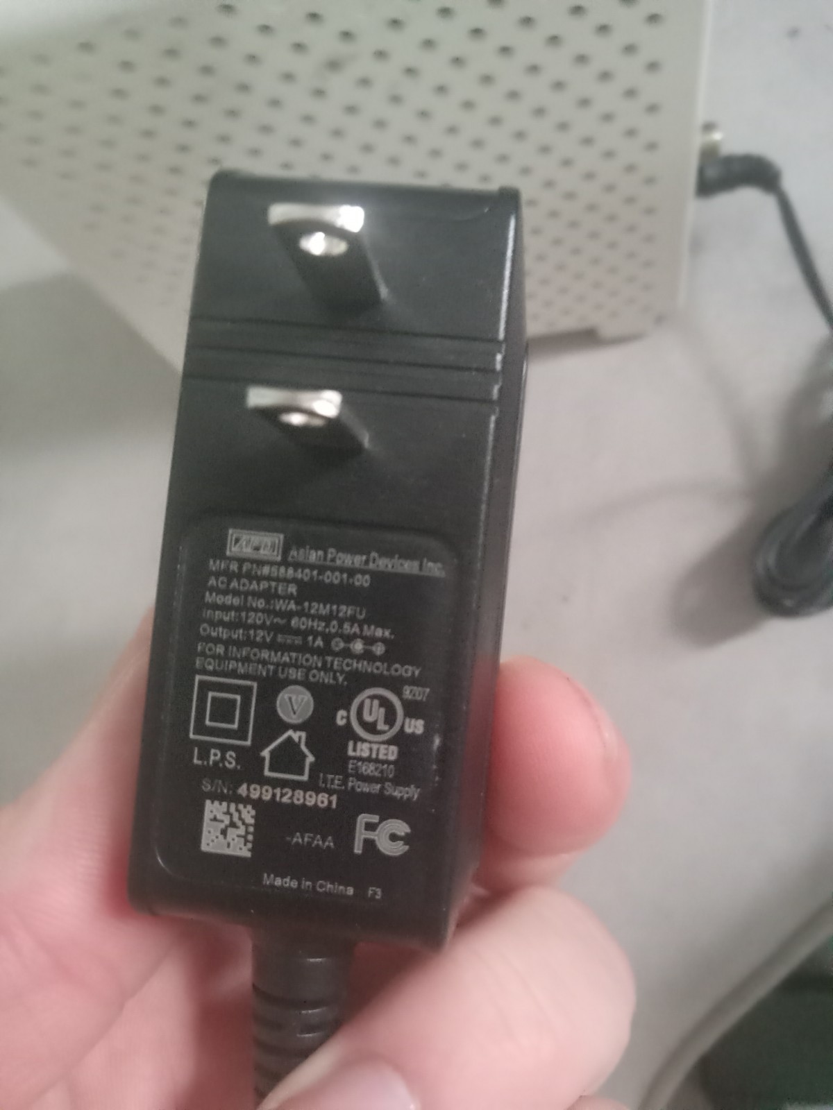 ARRIS SURFboard SB6183 DOCSIS 3.0 Cable Modem Ethernet Coaxial w/ Adapter
