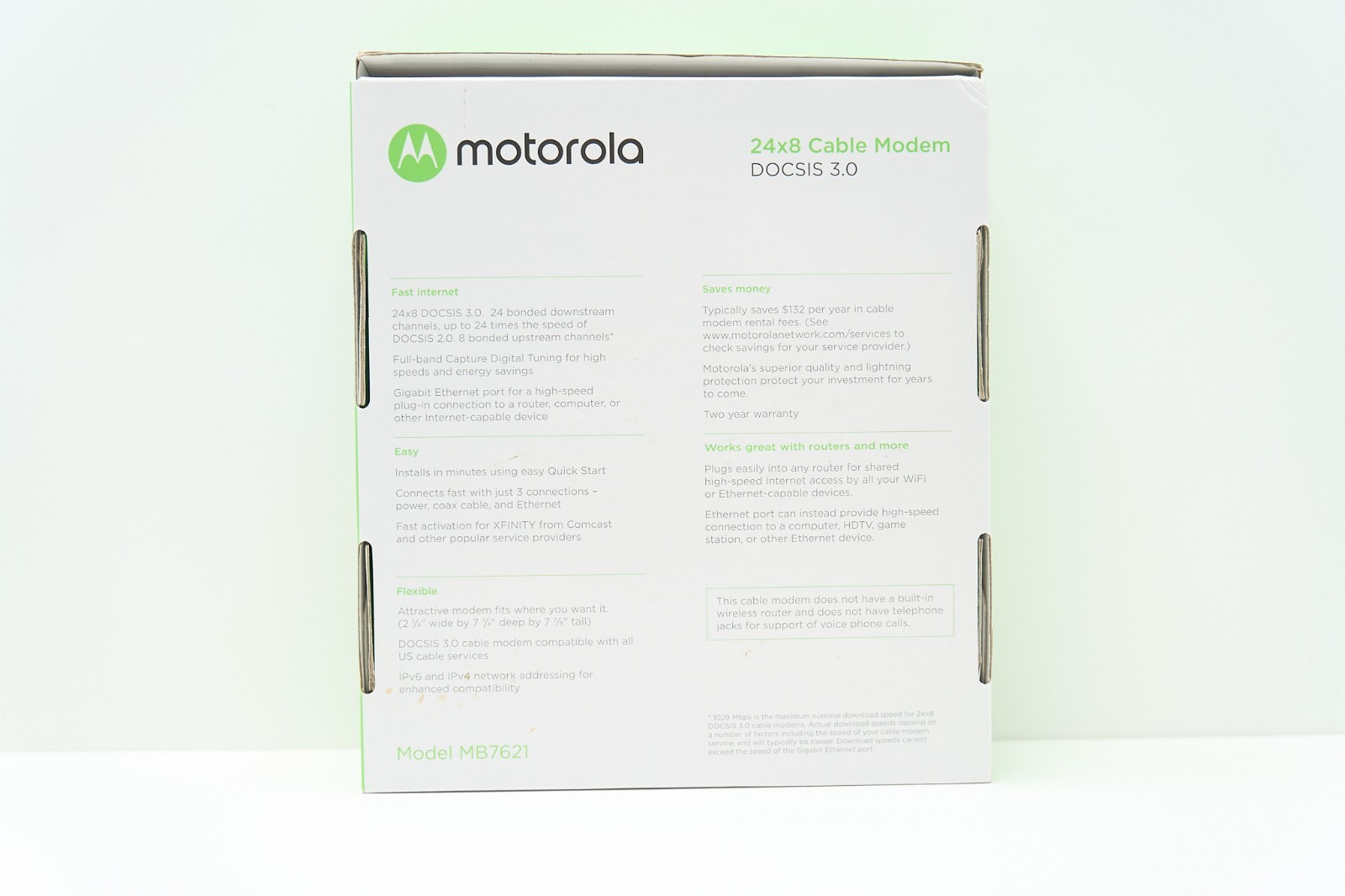Motorola MB7621-10 1000 Mbps Modem