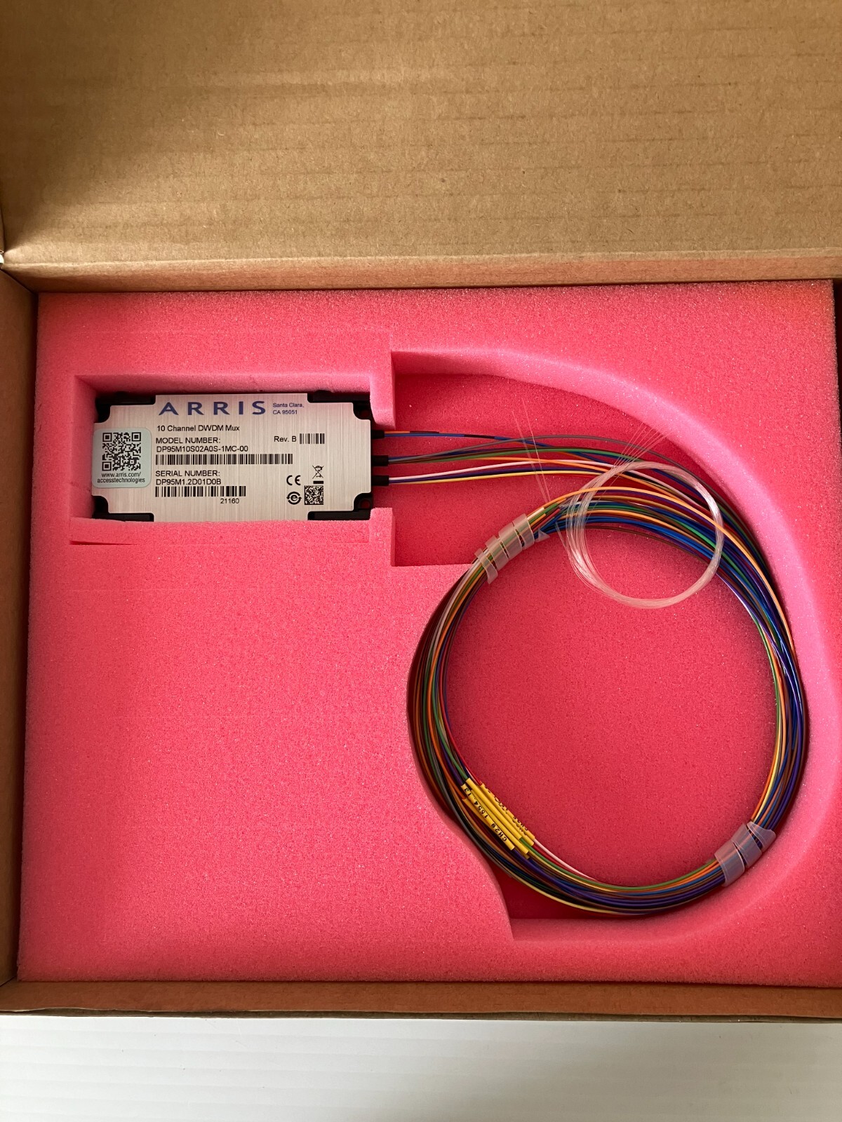 Arris DP95M10S02A0S-1MC-00 10 Channel Fiber Optic Cassette EQ11