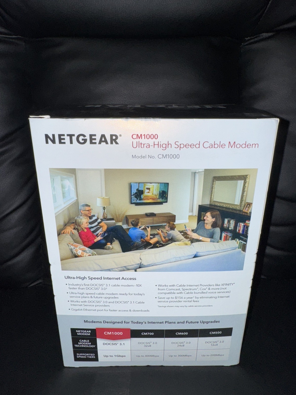 Netgear CM1000 DOCSIS Ultra-High Speed Cable Modem new sealed box