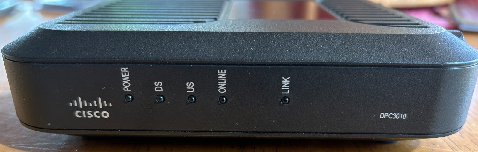 Cisco DPC3010 DOCSIS 3.0 Cable Modem Black Ethernet Coaxial MPN 4037053