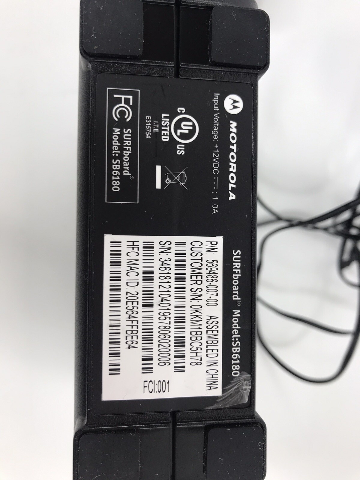 Motorola SURFboard SB6180 (SB6180)