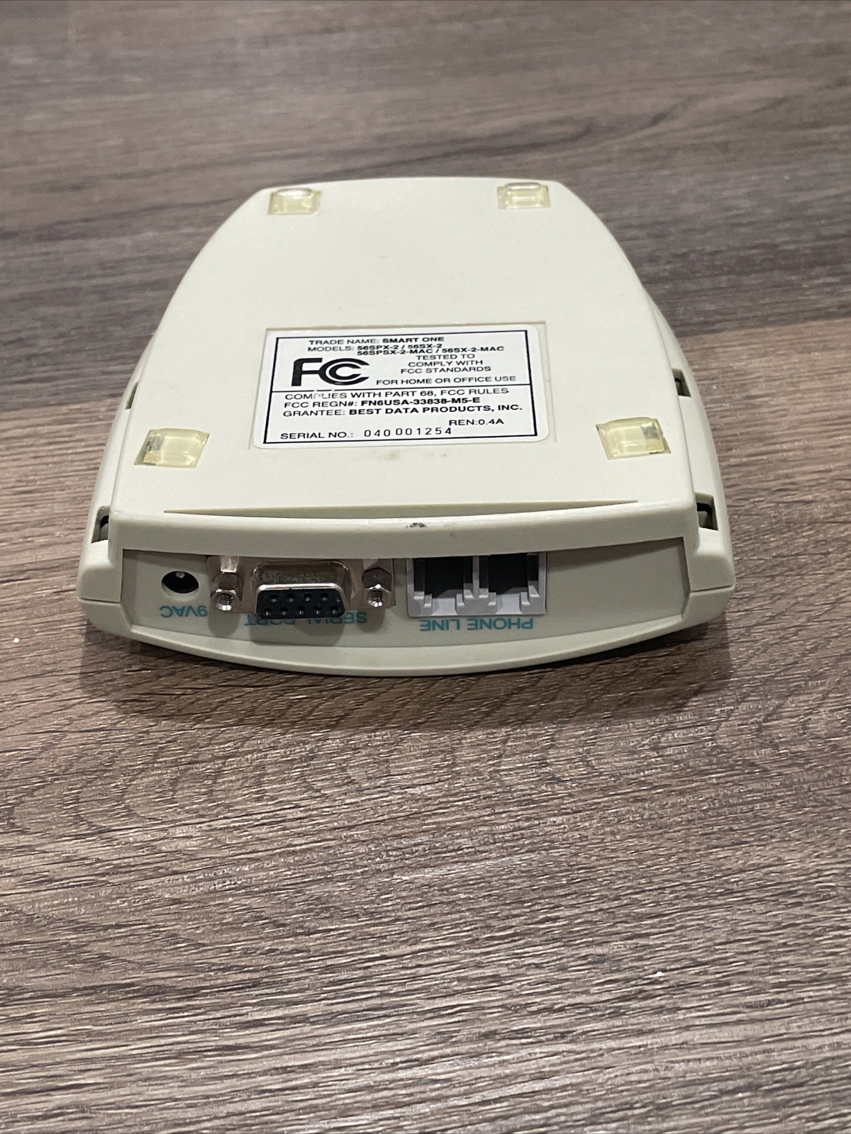 Best Data 56K External Modem Smart One 56SPX-2 56SX-2