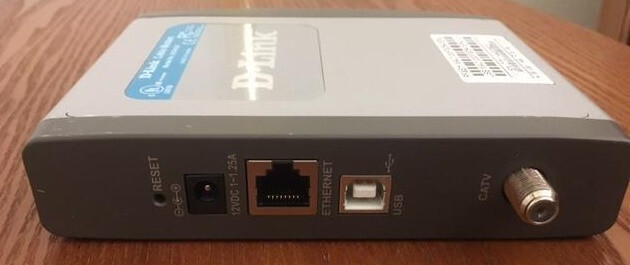 D-Link CABLE MODEM – DCM 201 (DCM-201) 38 Mbps, unused