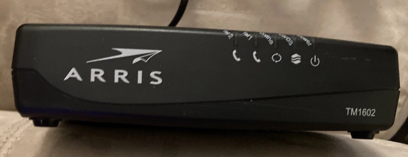 ARRIS Touchstone TM1602 DOCSIS 3.0 E-MTA with 12 Ft Power Cord