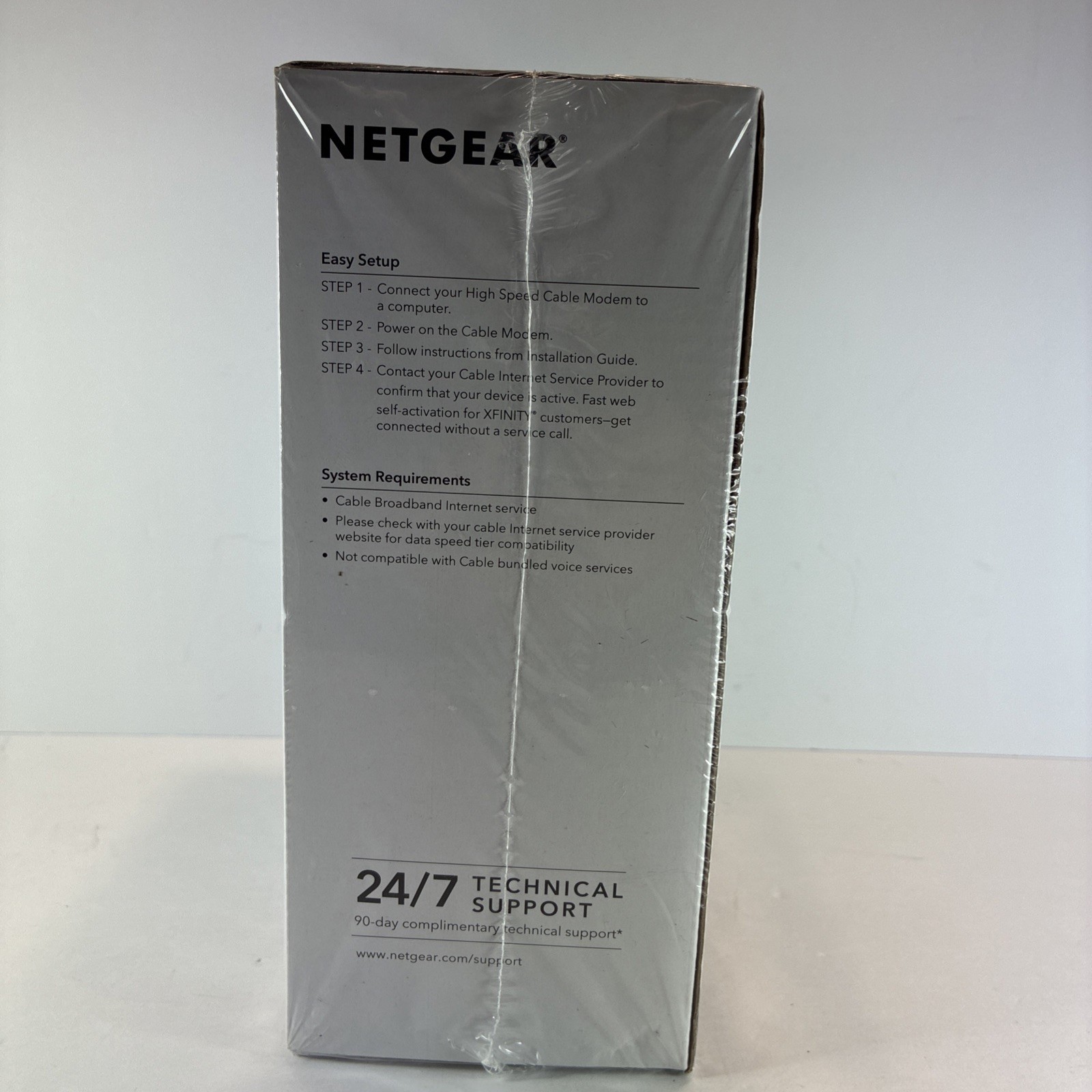 Netgear CM500 High Speed Cable Modem DOCSIS 3.0 680 mbps 16×4 Channel Bonding