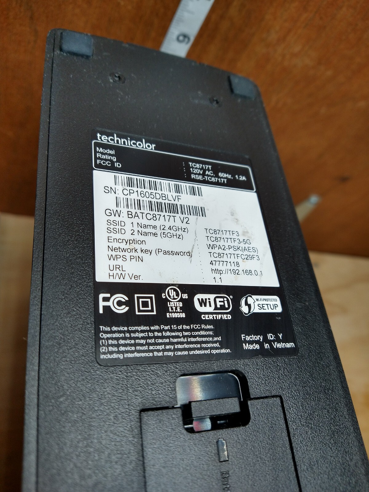Technicolor TC8717T DOCSIS 3.0 Wireless Modem + Telephone/VoIP Technicolor