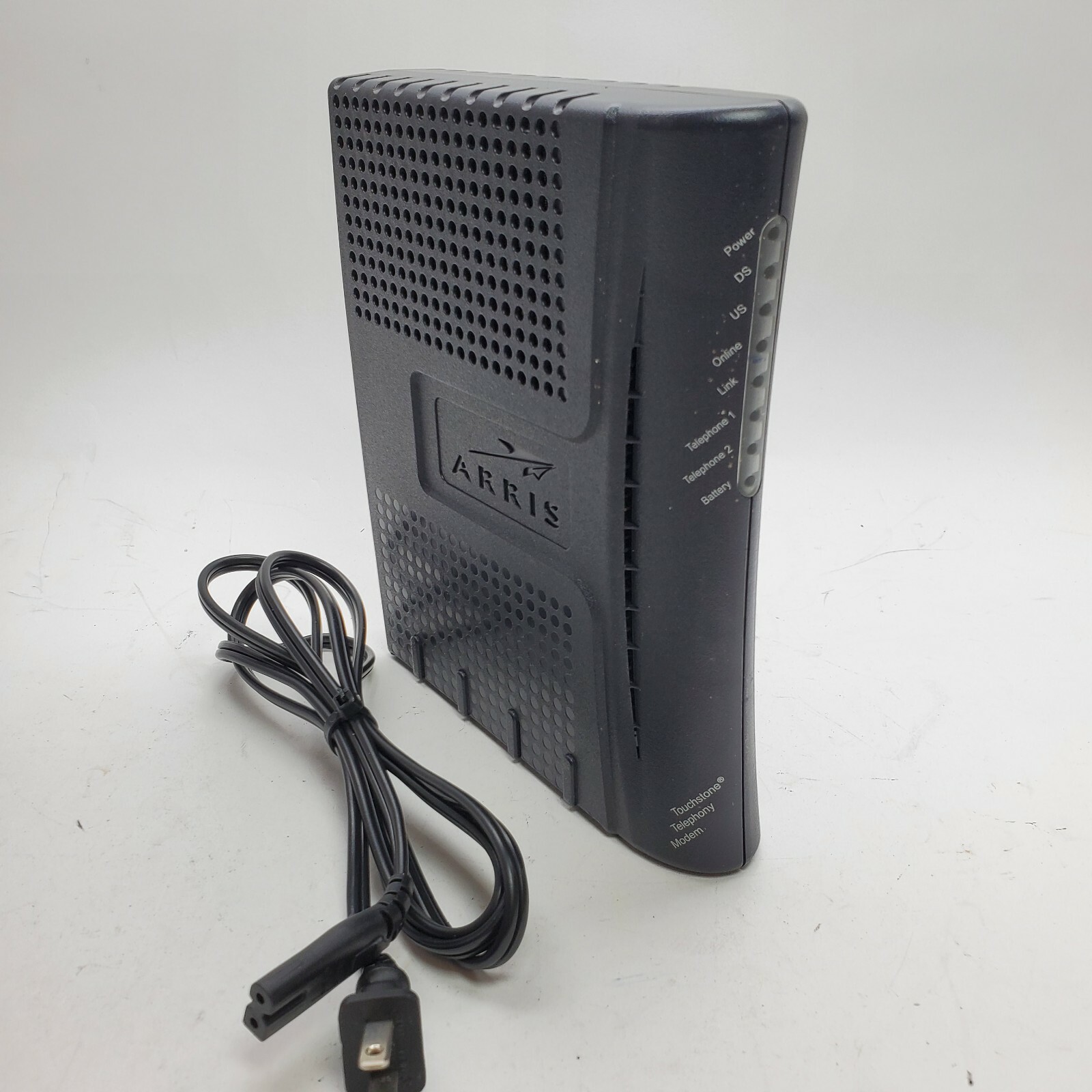 Arris TM602G/CT Cable Modem, Internet & Telephone *Missing Battery Cover*