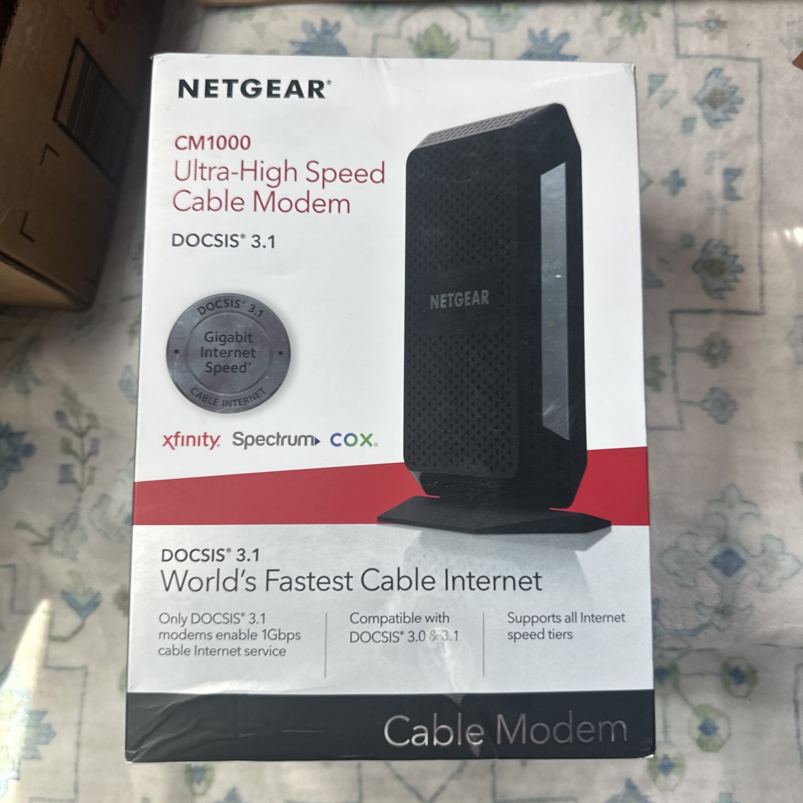 New NETGEAR CM1000-100NAS Cable Modem