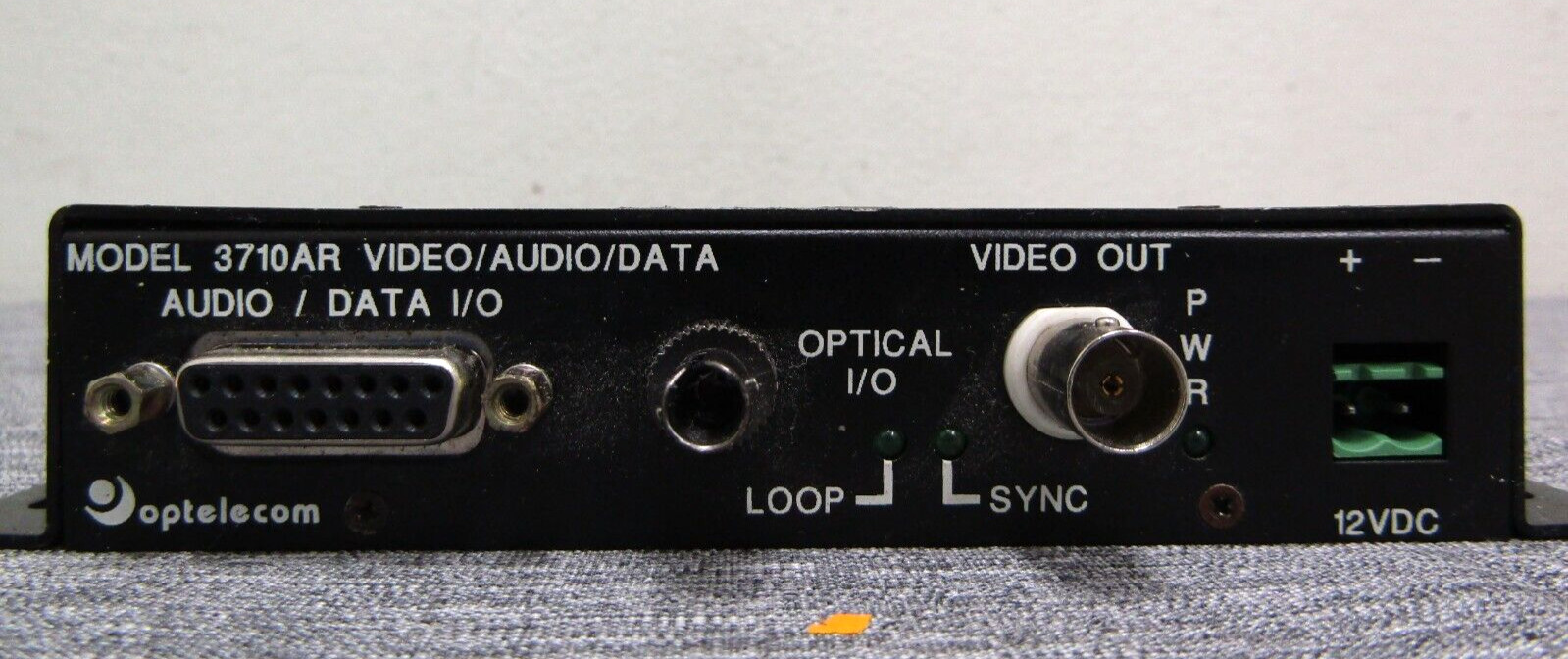 OPTELECOM FIBER OPTIC MODEM MODEL: 3710AR
