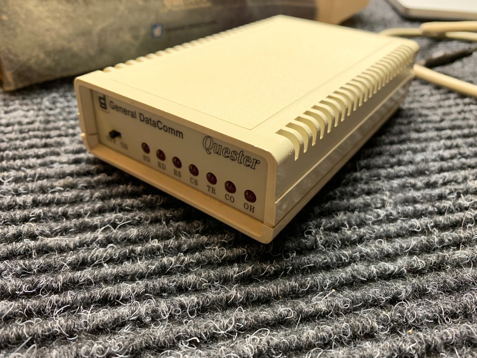 General DataComm Quester v.34 Data/Fax External Modem – Tested