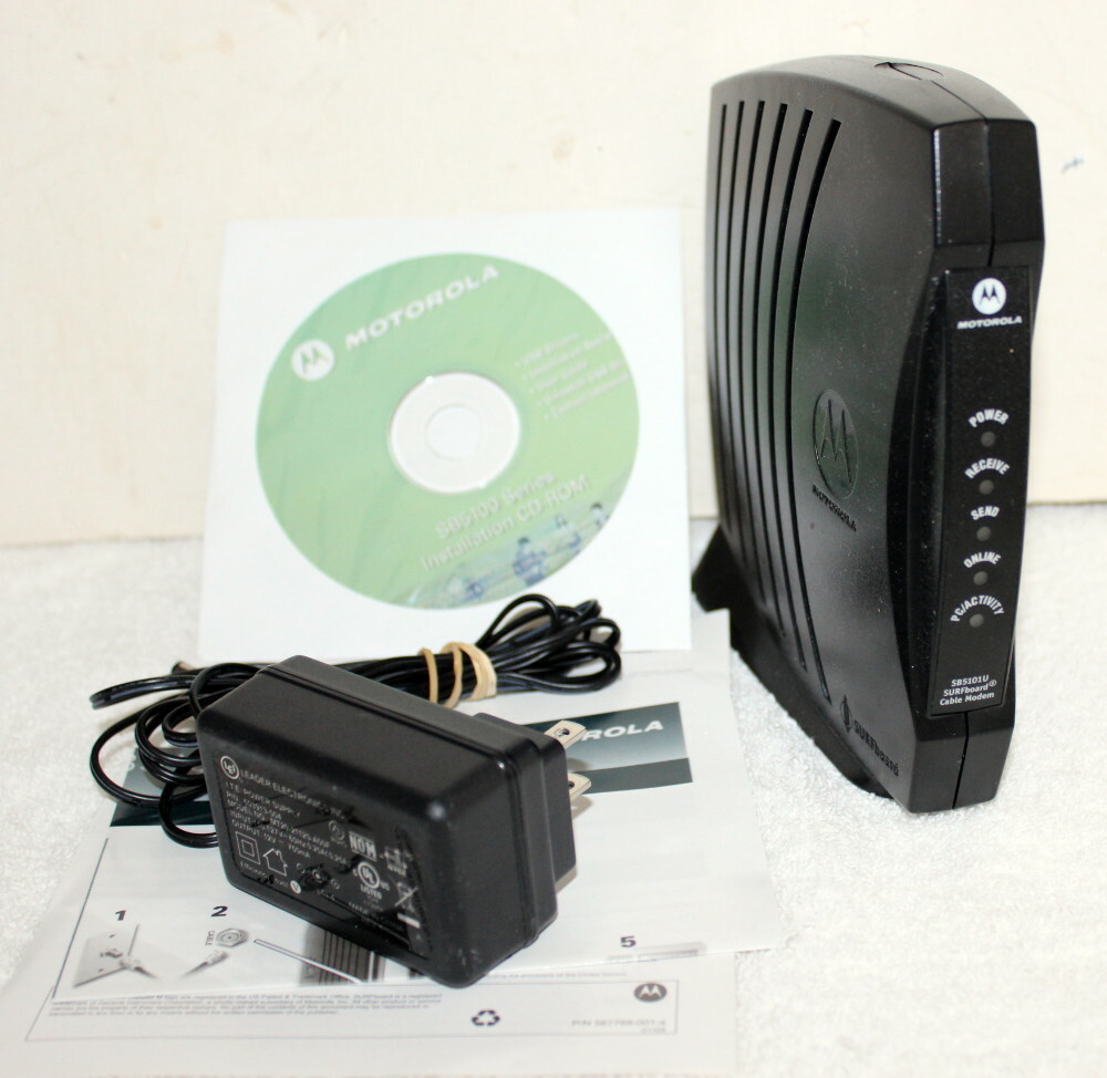 Motorola Surfboard SB5101U Cable Modem ~ Used ~ Working