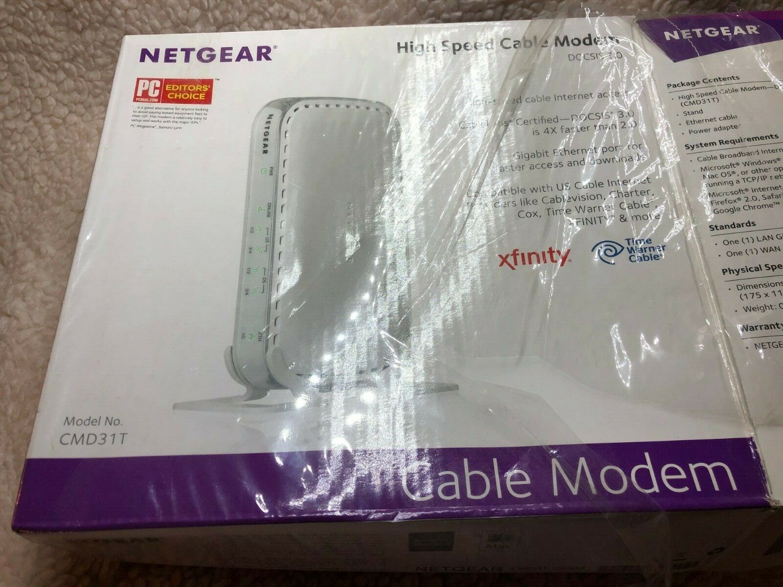 NETGEAR CMD31T-100NAS Cable Modem