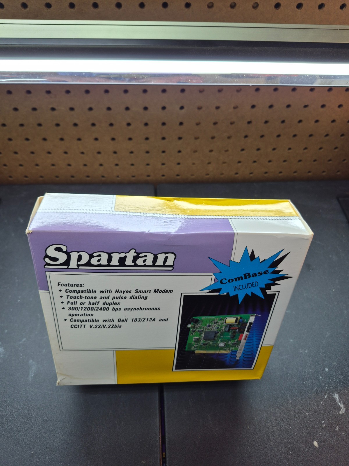 Spartan Dial-up Modem Card Open Box