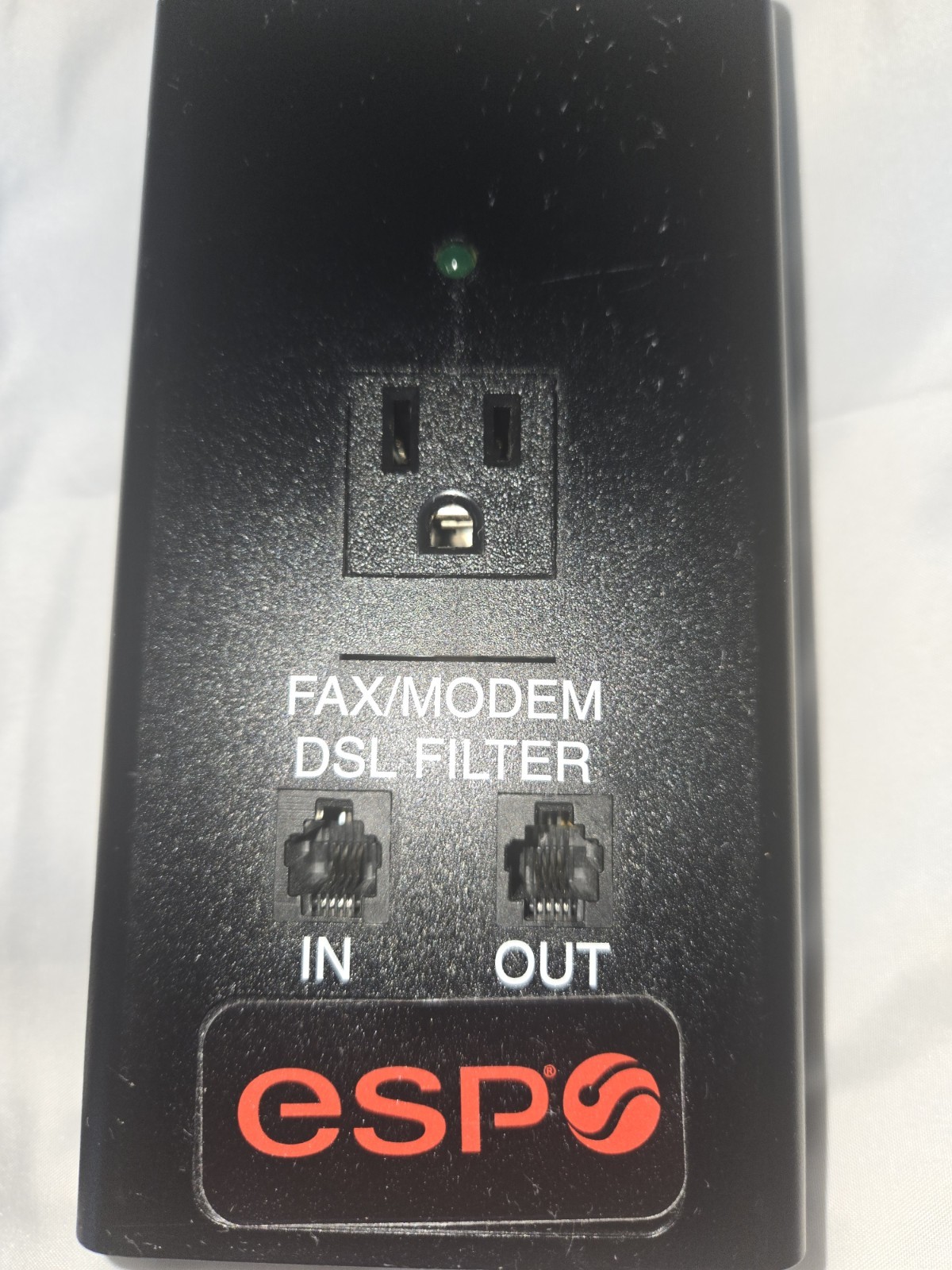 ESP MFP-1 DSL Filter for Fax/Modem, 10/100/1000 Ethernet, 2 RJ-45 Ports