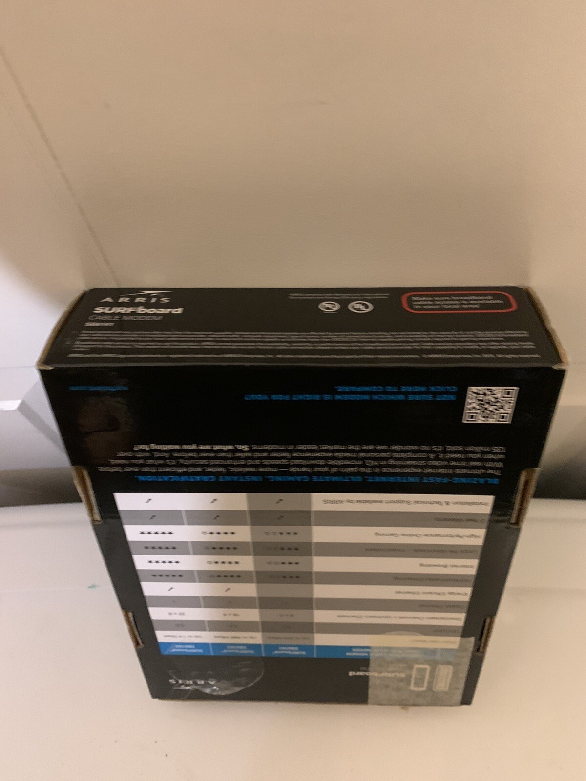 Arris SURFboard SB6141 Cable Modem 581902-022-00 351.23 Mbps