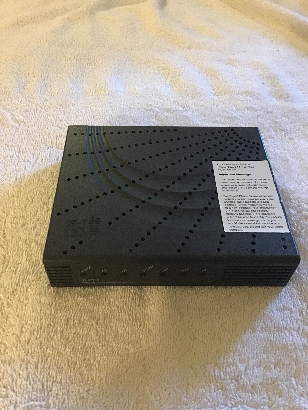 Scientific Atlanta Cisco Co. DPC2203 Cable Modem Pin 4016466 **MODEM ONLY**