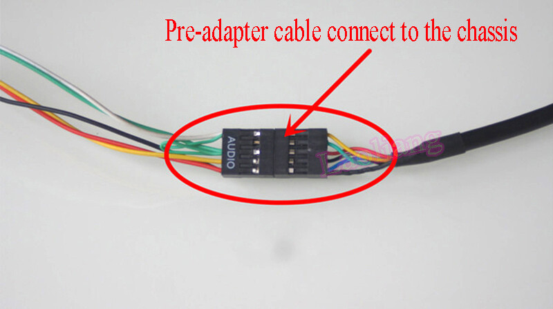 1PC Front Panel Audio Adapter Cable For Creative Sound Card SB0220 SB0240 SB0670