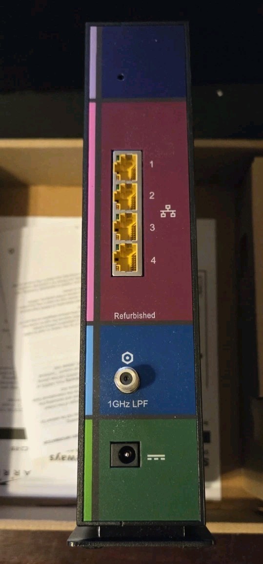 Arris SURFboard Modem & Wi-Fi Router Docsis 3.0, 2.4G 5G SSID Refurbished Unit