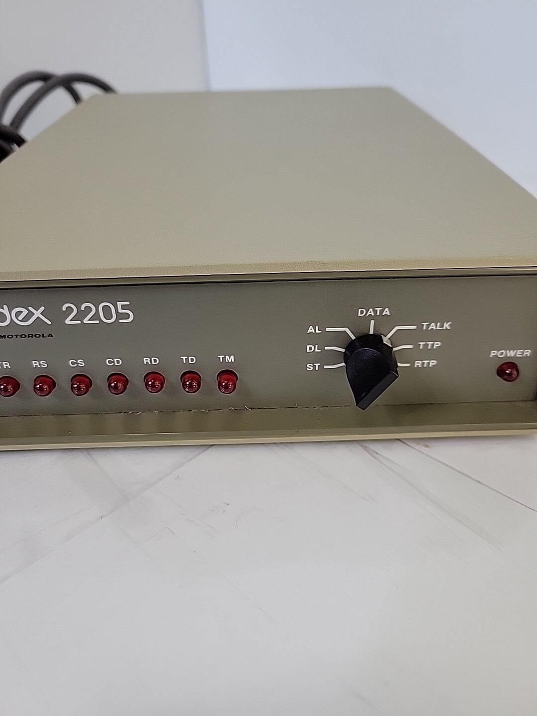 Codex 2205 Modem 25896 Bell 208 A/B 4800 BPS w/ Fixed Power cord Untested Motoro
