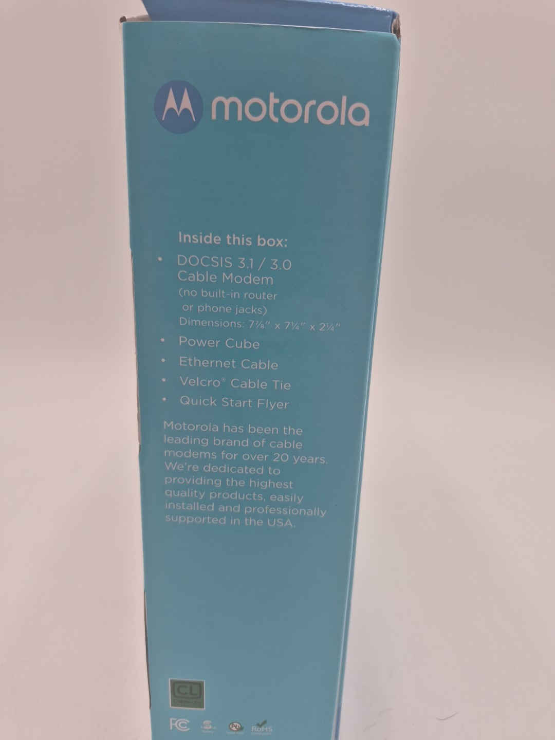 Motorola MG7700 AC1900 Dual-Band DOCSIS 3.0 Cable Modem Router