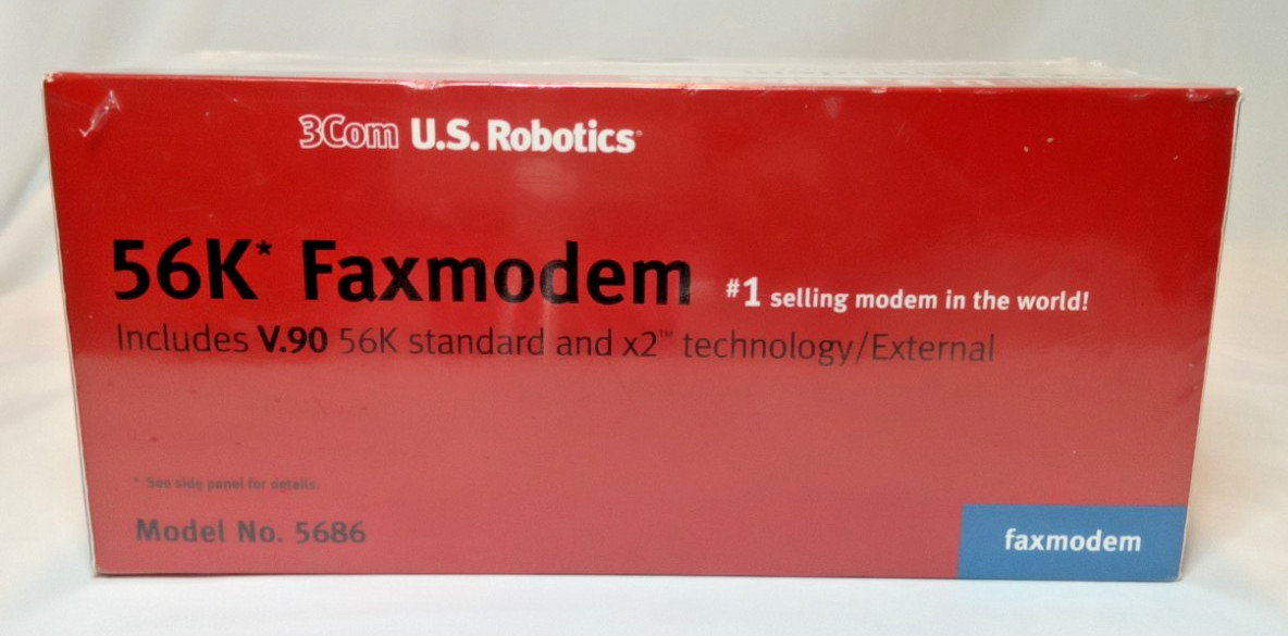 3Com US Robotics 56k Fax modem Model 5686 NIB