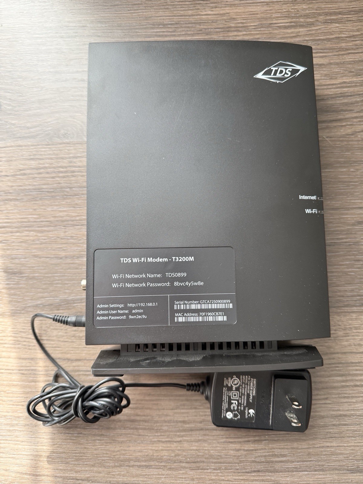 Actiontec Wi-Fi modem T3200M Bonded VDSL2 Wireless AC Gateway Router TDS